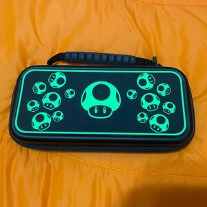 Glow in the Dark MarioMushroom Nintendo Switch OLED Case